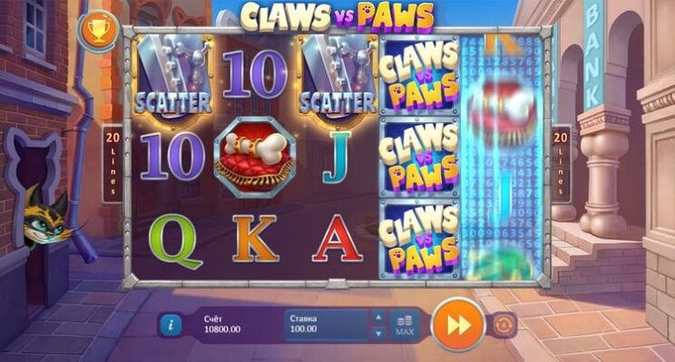 Слот Claws vs Paws