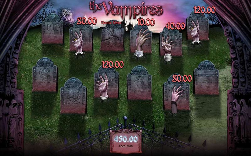 Бонусная игра слота Vampires